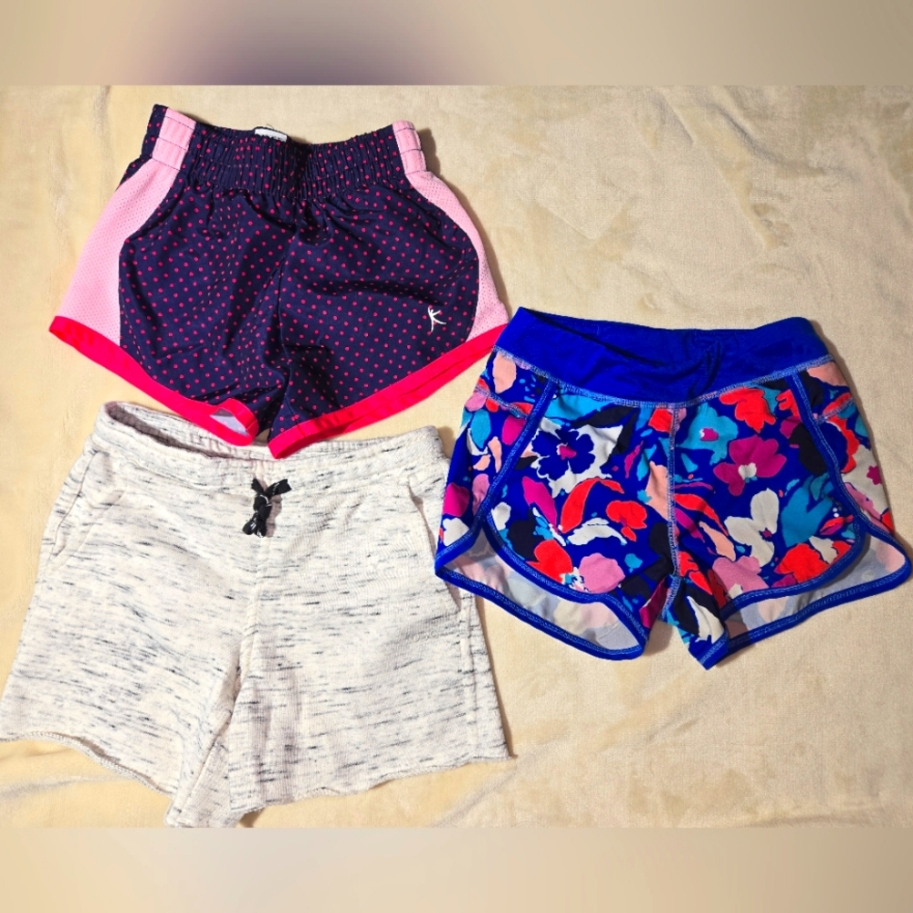 Colorful Athletic Shorts Trio Kids